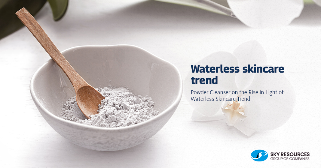 Waterless skincare trend