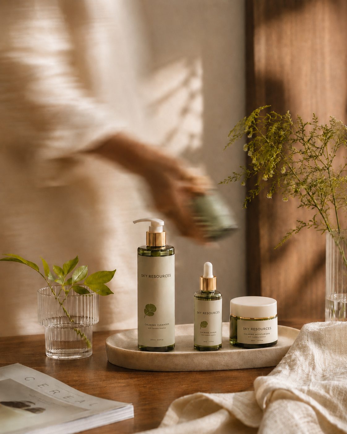 Hybrid complexion products